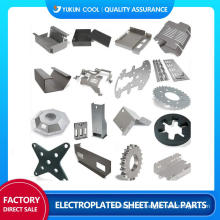 Electroplated sheet metal parts